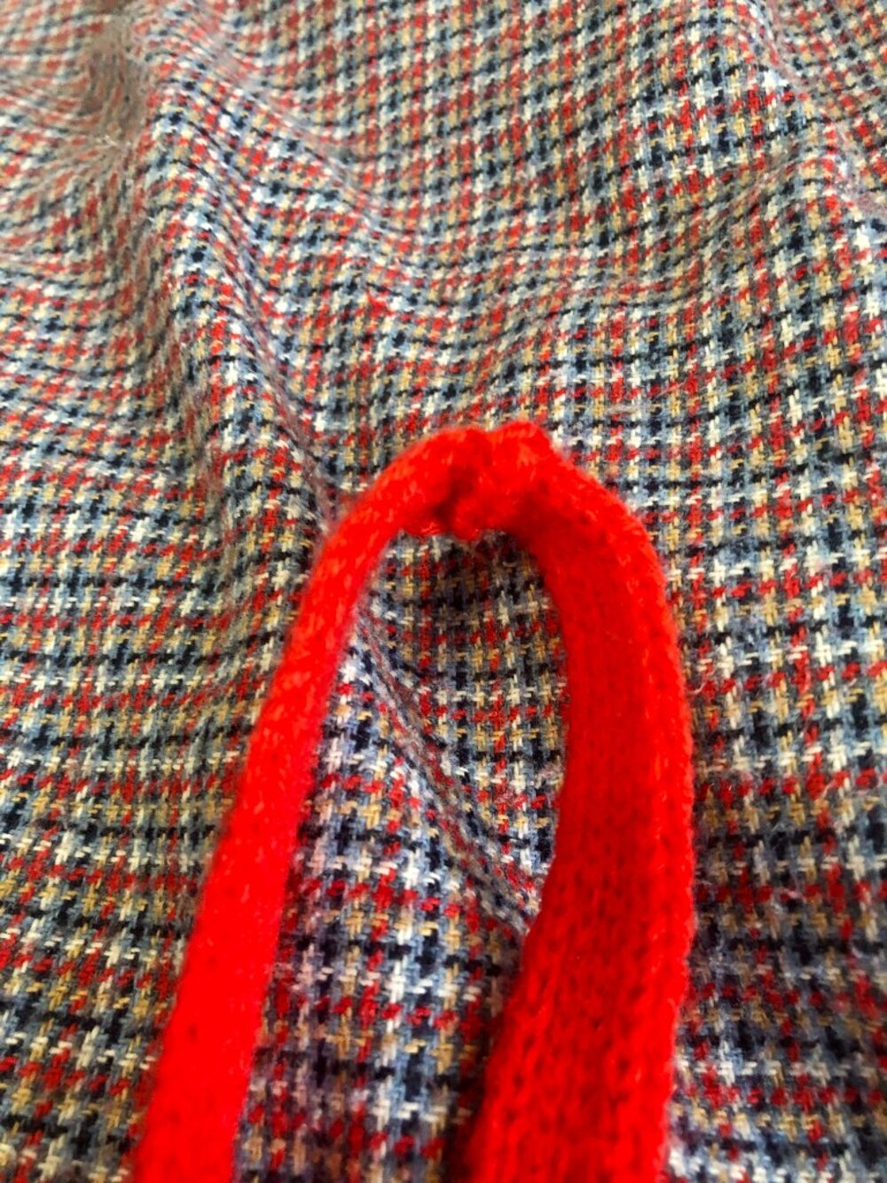 Boho Crochet Mini Dress Cover-Up Beach Size L Stripes Shein Colorful Summer - Picture 6 of 15